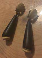 oorbellen, Overige materialen, Hangers, Zwart, Ophalen of Verzenden