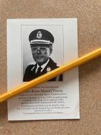 COMMISSARIS POLITIE STAD KORTRIJK DHR REMI VIAENE  1930, Verzamelen, Ophalen of Verzenden, Bidprentje