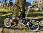 Brompton avec options, moyeu dynamo et porte-bagages, comme, Vélos & Vélomoteurs, Vitesses, Comme neuf, Enlèvement, Totalement pliable