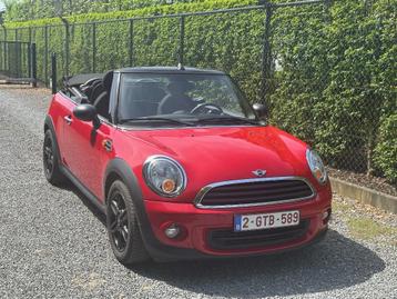 Mini Cabrio, Rouge, Achat, Boîte manuelle, Noir