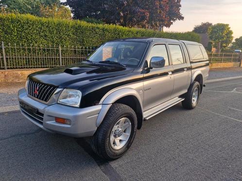 MITSUBISHI L200 2.5TD 4WD 5ZITS PICKUP AIRCO BJ 2002, Auto's, Bestelwagens en Lichte vracht, Bedrijf, Te koop, 4x4, ABS, Airbags