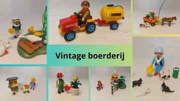 Ensembles de ferme vintage Playmobil disponible aux enchères