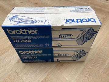 2 toners Brother TN-6600 neufs n'ont jamais été utilisés