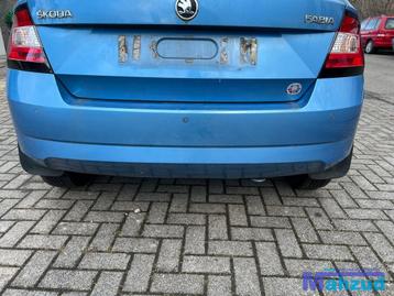 SKODA FABIA 3 BLAUW LQ5X achterbumper 2014-2021 beschikbaar voor biedingen