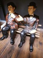 Twee stuks grote beelden van dikke en dunne, Ophalen, Zo goed als nieuw