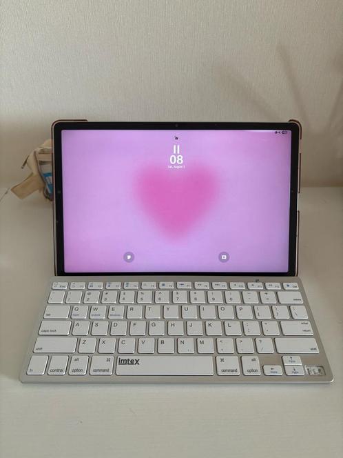 KORTING DEZE WEEK Samsung Tab S9 FE+ 128GB Silver + S Pen, Computers en Software, Android Tablets, Zo goed als nieuw, Wi-Fi, 12 inch