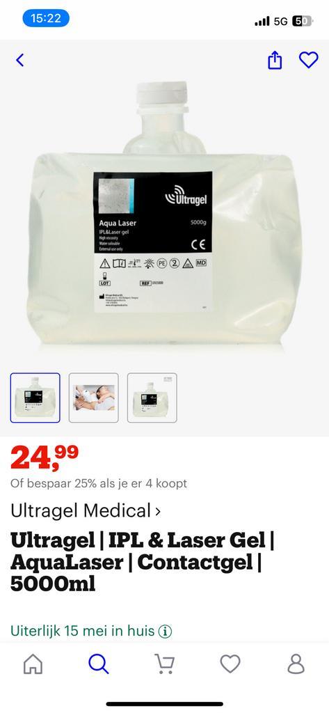 2bidons contactgel, nieuw!, Handtassen en Accessoires, Uiterlijk | Lichaamsverzorging, Nieuw, Ophalen