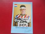 wielerkaart 1993 team skil gerrie knetemann signe, Comme neuf, Envoi