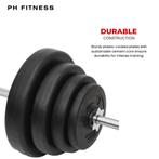 PH Fitness Halterset 100KG 30 mm - Gewichten Halters Homegym, Sport en Fitness, Fitnessmaterialen, Ophalen of Verzenden, Nieuw