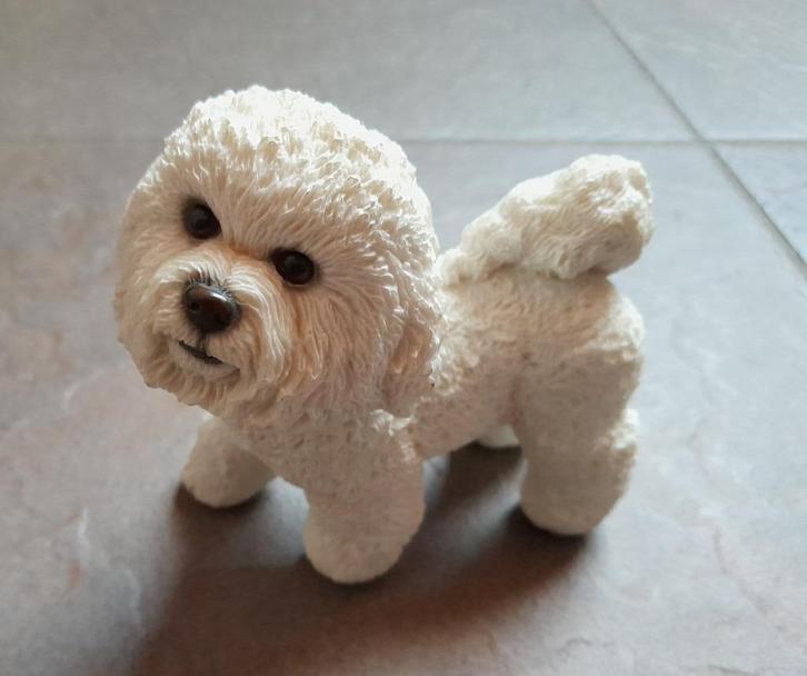 Bichon Frise hond beeldje - The Leonardo Collection, Verzamelen, Beelden en Beeldjes, Ophalen of Verzenden