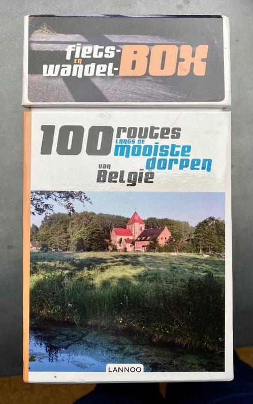 Fiets- en Wandelbox: de mooiste dorpen van België, Livres, Guides touristiques, Comme neuf, Guide de balades à vélo ou à pied