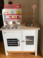 Houten keukentje  EN  friteuse  EN  koffiezet EN  toebehoren, Kinderen en Baby's, Speelgoed | Houten speelgoed, Ophalen, Zo goed als nieuw