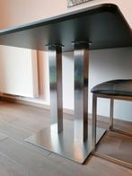 Vierkante tafel met 2 stoelen, Huis en Inrichting, Ophalen, Zo goed als nieuw