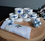 Vintage geëmailleerde servetringen. 10st., Antiek en Kunst, Ophalen