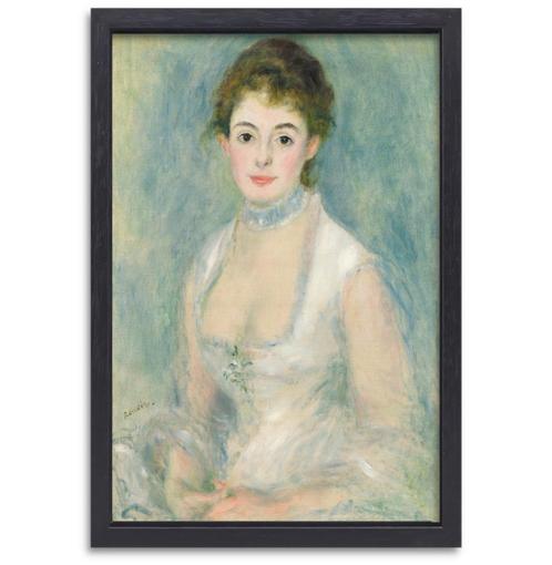 Portret van mevrouw Henriot - Pierre-Auguste Renoir canvas +, Huis en Inrichting, Woonaccessoires | Schilderijen, Tekeningen en Foto's