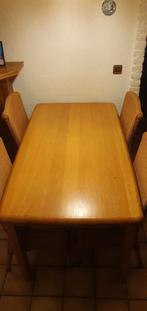 eettafel, Huis en Inrichting, Ophalen, Gebruikt, Eikenhout, Vier personen