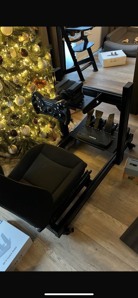 Sim Rig - Moza R9, KS Wheel, SRP-3 Pedalen, Simxpro X80, Games en Spelcomputers, Games | Overige, Zo goed als nieuw, Ophalen