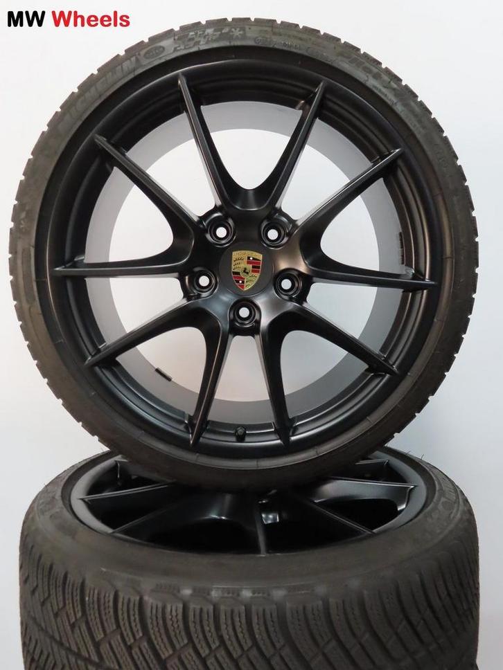 Porsche 20 inch velgen 911 991 Carrera 4 en 4 S winterbanden, Auto-onderdelen, Banden en Velgen, Banden en Velgen, Winterbanden