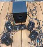 Logitech Z506 Surround Sound Speaker, Computers en Software, Pc speakers, Ophalen of Verzenden, Zo goed als nieuw