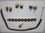 sieraden/ halsketting - armband - hangertje manchetknopen, Bijoux, Sacs & Beauté, Bijoux anciens, Enlèvement ou Envoi, Autres matériaux