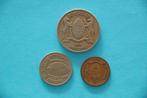 BOTSWANA : 50, 10 en 5 THEBE 1976, Ophalen of Verzenden, Setje