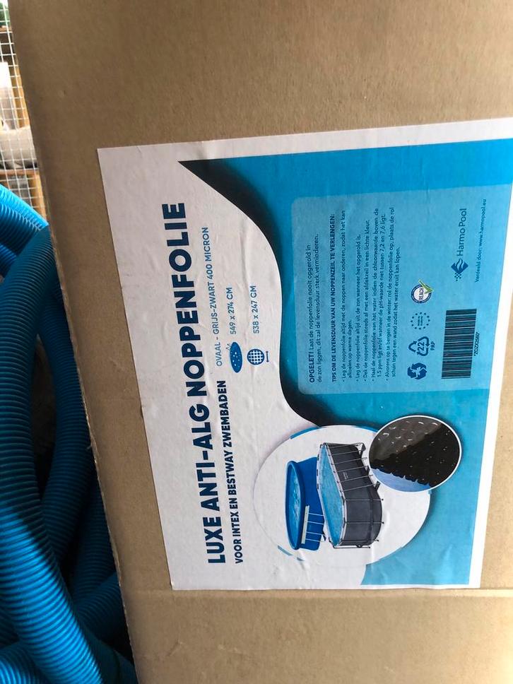 Luxe noppenfolie zwembad 549x274cm, Tuin en Terras, Zwembad-toebehoren, Zo goed als nieuw, Ophalen