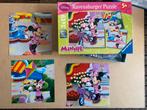 Minnie Puzzel 3 x 49 stukken +5 jaar Disney Ravenburger, Kinderen en Baby's, Ophalen of Verzenden, 10 tot 50 stukjes, Zo goed als nieuw