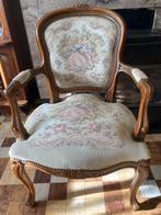 20th Century Chateau D'Ax Louis XV Tapestry Armchair, Ophalen of Verzenden