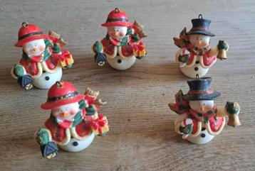 Décoration de Noël :" Petits bonhommes de neige" beschikbaar voor biedingen