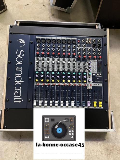 Vend console EPM 8 EFX Soundcraft, Audio, Tv en Foto, Bandrecorder, Bandrecorder, Met stofkap, Ophalen of Verzenden