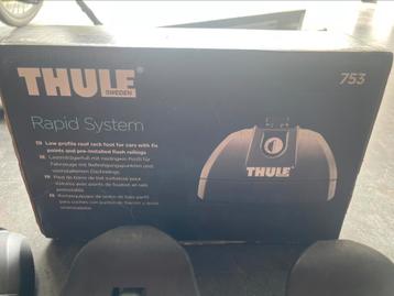 Thule Wingbar 962 + Thule Rapid 753, Enlèvement, Comme neuf