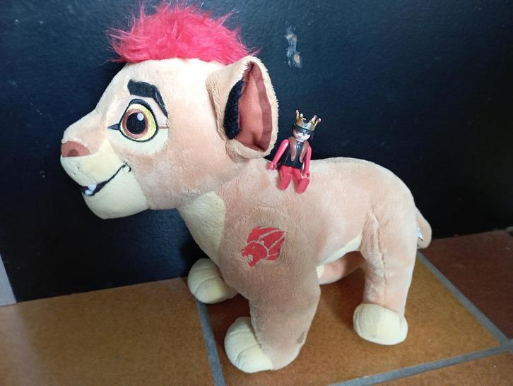 546) LION GUARD simba (35cm)-Lion King ( geluidseffecten!2), Kinderen en Baby's, Speelgoed | Knuffels en Pluche, Zo goed als nieuw