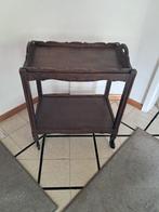 antieke roltafel met apart dienblad, Ophalen