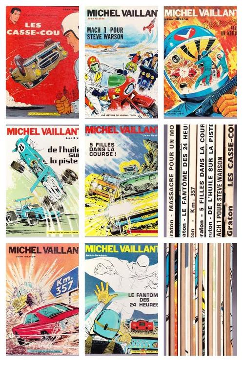 MICHEL VAILLANT van Jean GRATON - 6 delen in originele editi, Boeken, Stripverhalen, Zo goed als nieuw, Meerdere stripboeken, Ophalen of Verzenden