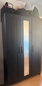 Zwarte kleren kast, Huis en Inrichting, Ophalen, Zo goed als nieuw