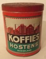 Oude blikken doos - Koffies Hostens, Ophalen