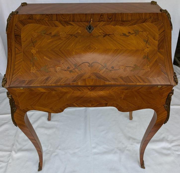 Secrétaire bureau style Louis XV, Huis en Inrichting, Kasten | Secretaires, Gebruikt, Ophalen