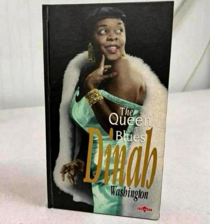 Dinah Washington The Queen Of The Blues - 4 cd boek boxset !, Cd's en Dvd's, Cd's | Jazz en Blues, Zo goed als nieuw, Blues, Boxset