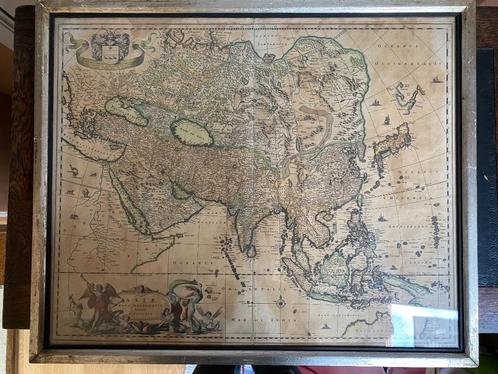 antieke kaart Azië -Nicolaes Visscher, Antiek en Kunst, Antiek | Overige Antiek, Ophalen