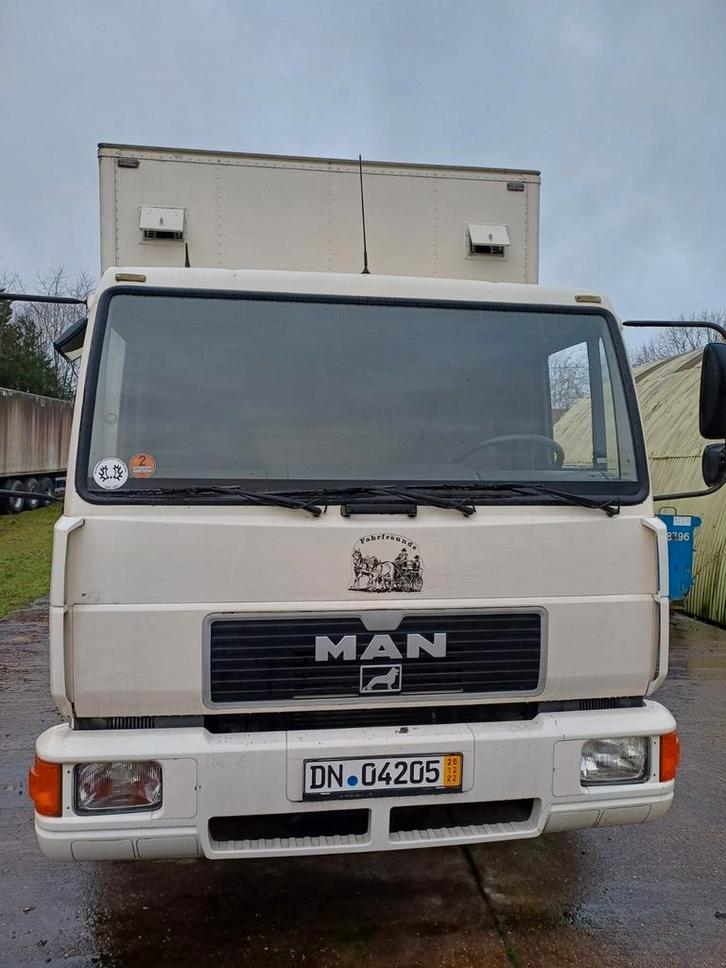 Vrachtwagen Man 8.163, Auto's, Vrachtwagens, Particulier, Radio, MAN, Ophalen