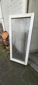 PVC vleugel van raam (dubbel glas), Doe-het-zelf en Bouw, Ophalen, Gevelraam of Ruit, Gebruikt, Minder dan 80 cm