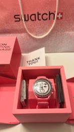 Swatch x Omega MoonSwatch Pink Moonphase nieuw, Ophalen of Verzenden, Zo goed als nieuw, Omega