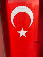 Turkse vlag 150x90 cm rood wit, Ophalen of Verzenden, Gebruikt