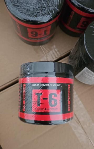 STERKSTE T6 Pre Workout 1.3 OLD FORMULA NIEUW ONGEOPEND beschikbaar voor biedingen