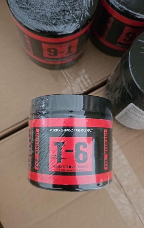STERKSTE T6 Pre Workout 1.3 OLD FORMULA NIEUW ONGEOPEND, Sport en Fitness, Gezondheidsproducten en Wellness, Nieuw, Poeder of Drank