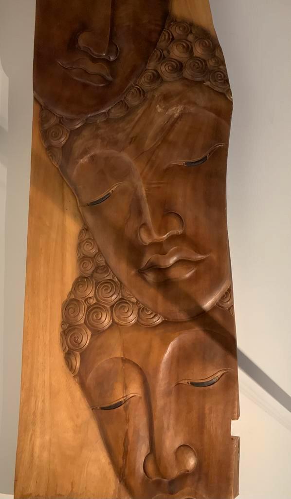 Sculpture en bois de Bouddha de Thaïlande, Antiquités & Art, Art | Sculptures & Bois, Enlèvement