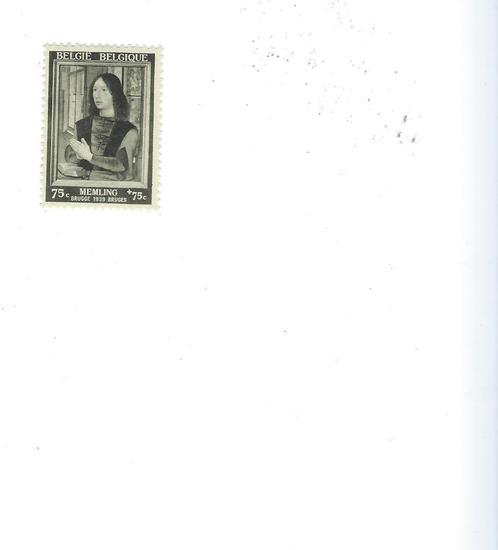Belg. postzegels: nr 512 Hans Memlling, Timbres & Monnaies, Timbres | Europe | Belgique, Non oblitéré, Gomme originale, Art, Sans timbre