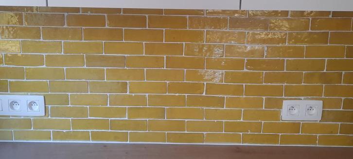 carrelages zellige Portugal jaunes, Doe-het-zelf en Bouw, Tegels, Nieuw, Wandtegels, Keramiek, Minder dan 20 cm, Minder dan 20 cm