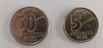 Lot de 2 pièces brésiliennes (Cruzado novo), Ophalen of Verzenden, Zuid-Amerika