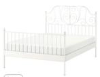 Ikea Leirvik bedframe NIEUW, Nieuw, 160 cm, Metaal, Wit